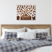 Rustic Lights Guest Book Canvas - 50 handtekeninge (Insitu (Slaapkamer))