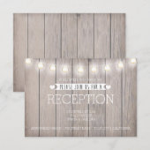 RUSTIC LIGHTS - ONTVANGSTKAART INFORMATIEKAARTJE (Voorkant / Achterkant)