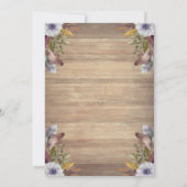 Rustic Lights,Tiara,Lace Pumpkin Flowers Sweet 16 Kaart (Achterkant)