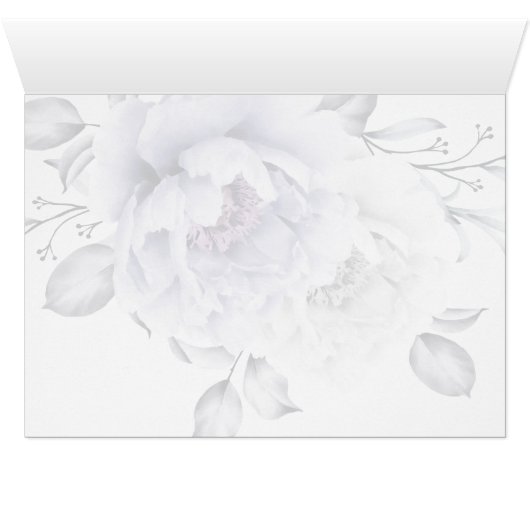 Rustic Lila en Alabaster Peony Floral Hartelijk da (Binnen Horizontaal (Onder))