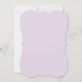 Rustic Lila huwelijk Save The Date (Achterkant)