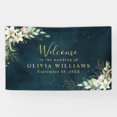 Rustic Lily Floral Dusty Eucalyptus Griekenland Spandoek (Horizontaal)
