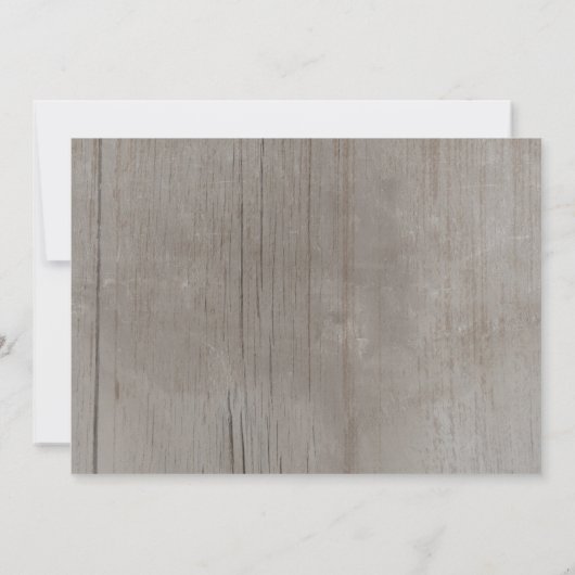 Rustic Lily van de Valley Bridal Shower Invitation Kaart (Achterkant)