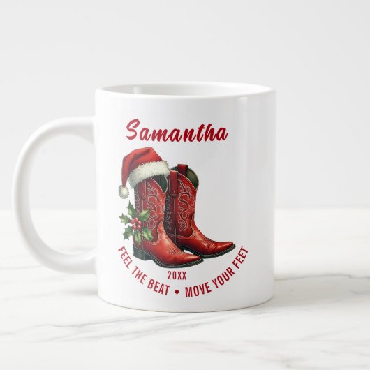 Rustic Line Dance Cowboy Boots Speciale Mok (Links)