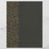 Rustic Linen Divider Black Recipe Multomap Invoege (Achterkant)