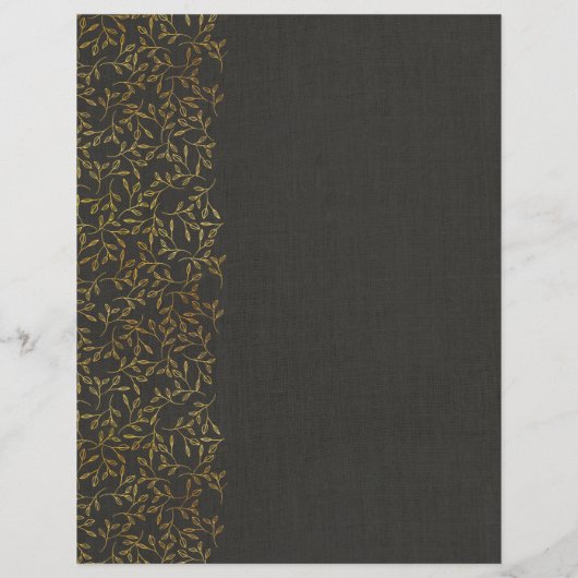 Rustic Linen Divider Black Recipe Multomap Invoege (Achterkant)