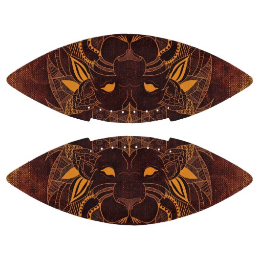 Rustic Lion Head American Football (Panelen)