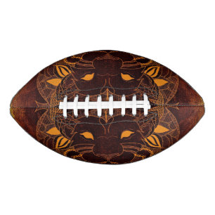 Rustic Lion Head American Football