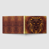 Rustic Lion Head Personal Gastenboek (Volledig)