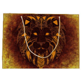 Rustic Lion Head Personal Groot Cadeauzakje (Achterkant)