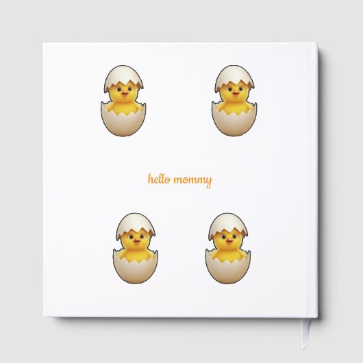 Rustic Little  Chick Theme  Party Gastenboek (Achterkant)