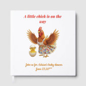 Rustic Little  Chick Theme  Party Gastenboek (Voorkant)