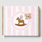 Rustic Little Cowgirl Baby Girl Baby shower Boek (Voorkant)