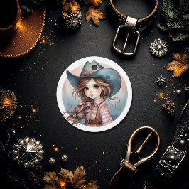 Rustic Little Cowgirl Baby shower Bedankjes Labels