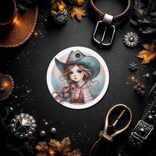 Rustic Little Cowgirl Baby shower Bedankjes Labels