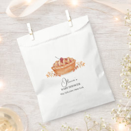 Rustic Little Cutie Pie Cherry Herfst Baby shower Bedankzakje