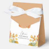 Rustic Little Cutie Pumpkin Pie Herfst Baby shower Bedankdoosjes (Voorkant)