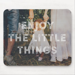 Rustic Little Dad Foto Mousepad Muismat