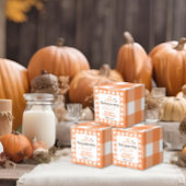 Rustic Little Pumpkin Genderneutraal Baby shower Bedankdoosjes