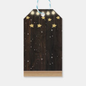 Rustic Little White Lamb Baby shower Cadeaulabel (Achterkant)