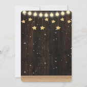 Rustic Little White Lamb Baby shower Kaart (Achterkant)