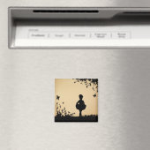 Rustic Littlest Ballerina Magneet (Insitu (Vaatwasser))