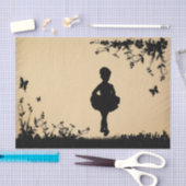 Rustic Littlest Ballerina Tissuepapier (Craft)