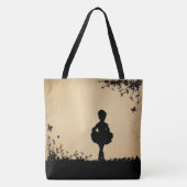 Rustic Littlest Ballerina Tote Bag (Voorkant)