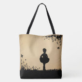 Rustic Littlest Ballerina Tote Bag (Achterkant)