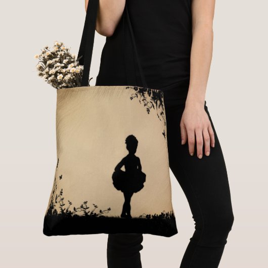 Rustic Littlest Ballerina Tote Bag (Dichtbij)