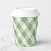 Rustic Locally Grown Neutral Sprout Baby Shower Papieren Bekers (Voorkant)