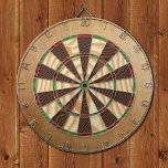 Rustic Lodge Dartbord<br><div class="desc">Dartboard met een bijtende houtextuur.</div>