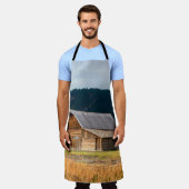 Rustic log barn in Grand Teton National Park, Wyom Schort (Gedragen)