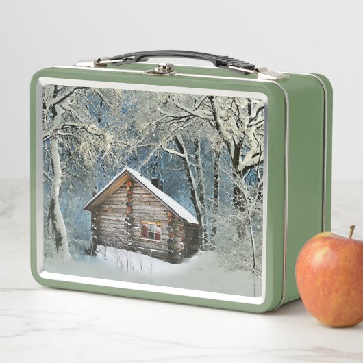 Rustic Log Cabin Winter Magic (In situ)
