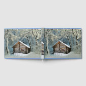 Rustic Log Cabin Winter Magic Gastenboek (Volledig)