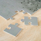 Rustic Log Cabin Winter Magic Legpuzzel (Zijkant)