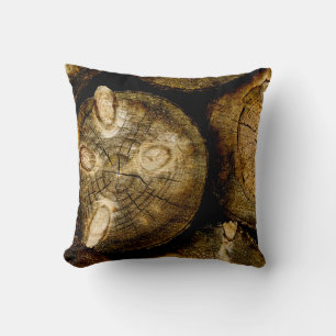 Rustic Log Roll Kussen