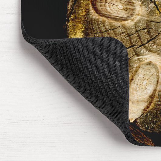 Rustic Log Roll Muismat (Hoek)