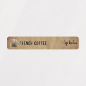 Rustic Logo Lip Balm Cosmetic Product Labels (Design 1)