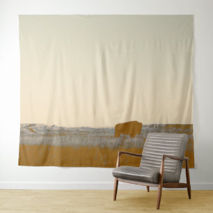 Rustic Lone Buffalo foto van de badlands Wandkleed