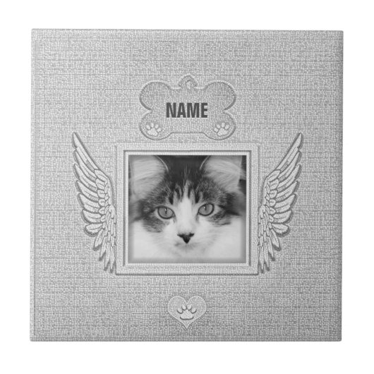 Rustic look Grey Stone Muismat Onderzetter Tegeltje (Voorkant)