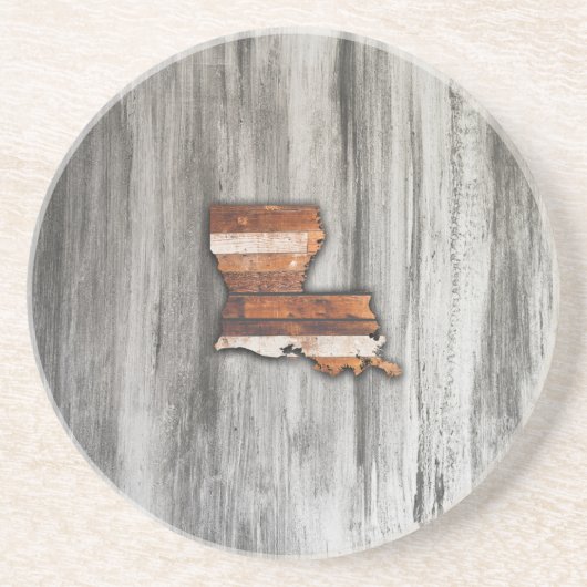 Rustic Louisiana Shape Zandsteen Onderzetter (Voorkant)