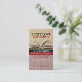 Rustic Love BookShop Literature Visitekaartje (Staand voorkant)