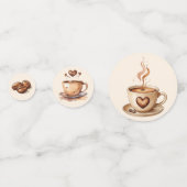 Rustic Love Bruist Bruiloft Trouwerij Cadeau-ontbi Confetti (Voorkanten)