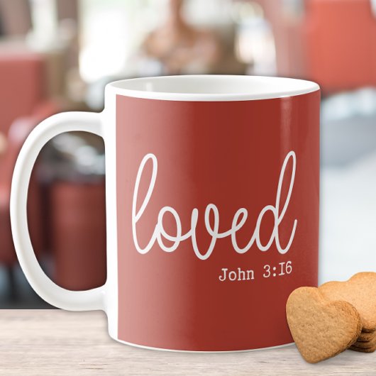 Rustic Love Faith Quote minimalistisch Koffiemok
