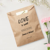 Rustic Love is Sweet script bruiloft Dank u Bedankzakje (Gezegeld)