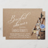 Rustic Love Ladder Lantern Vrijgezellenfeest Kaart (Voorkant / Achterkant)