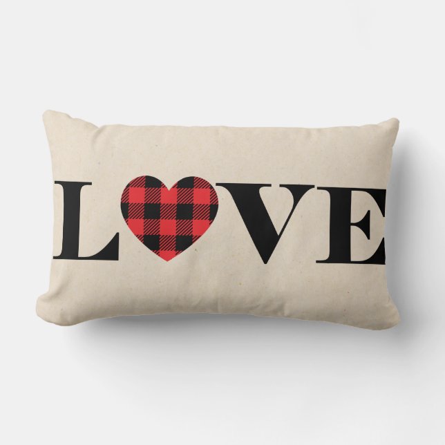 Rustic Love Pillow Kussen (Voorkant)
