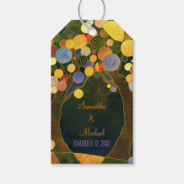 Rustic Love Trees Wedding Bedankt Cadeaulabel