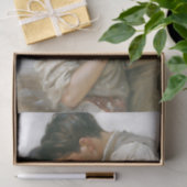 Rustic Lovers Tender Embrace Decoupage Tissuepapier (Geschenk)